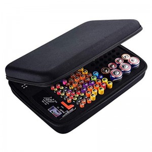 Top quality custom EVA Carrying Case battery organizer