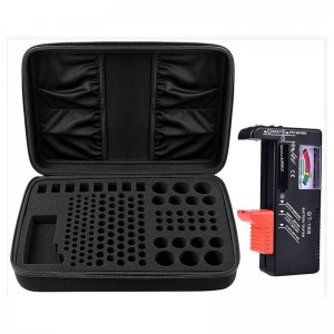 Top quality custom EVA Carrying Case battery organizer